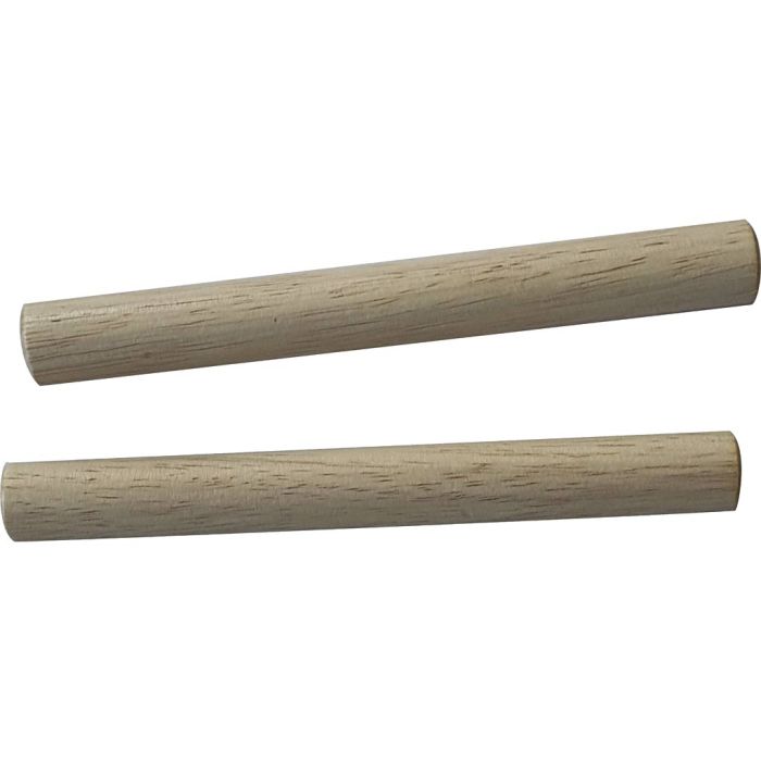 Claves, L: 18 cm, 1 sæt