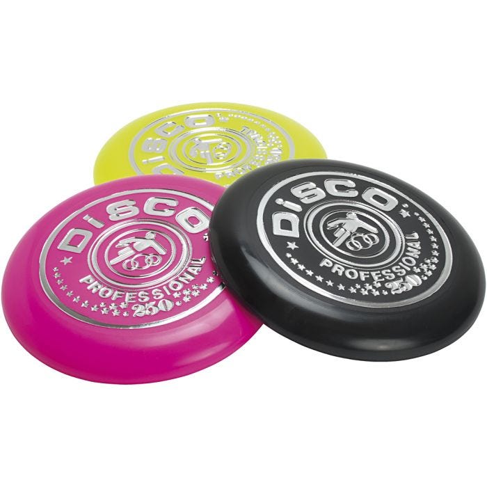 dantoy Frisbee, ass. farver, 9 stk./ 1 pk.