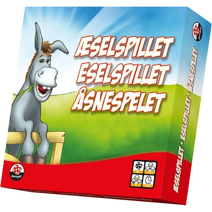 Danspil Æselspil, 1 stk.