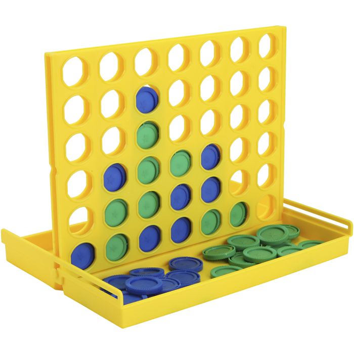 Fire på stribe, EN, 1 stk., Engelsk tekst