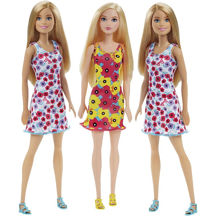 Barbiedukker, 3 stk./ 1 pk.