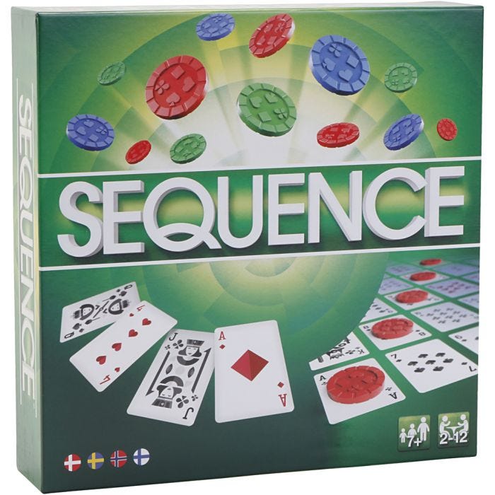 Sequence, DK, NO, SE, 1 sæt