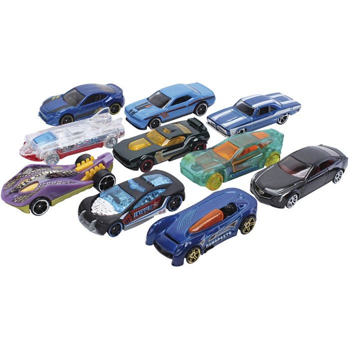 Hot Wheels Basispakke, 10 stk./ 1 pk.