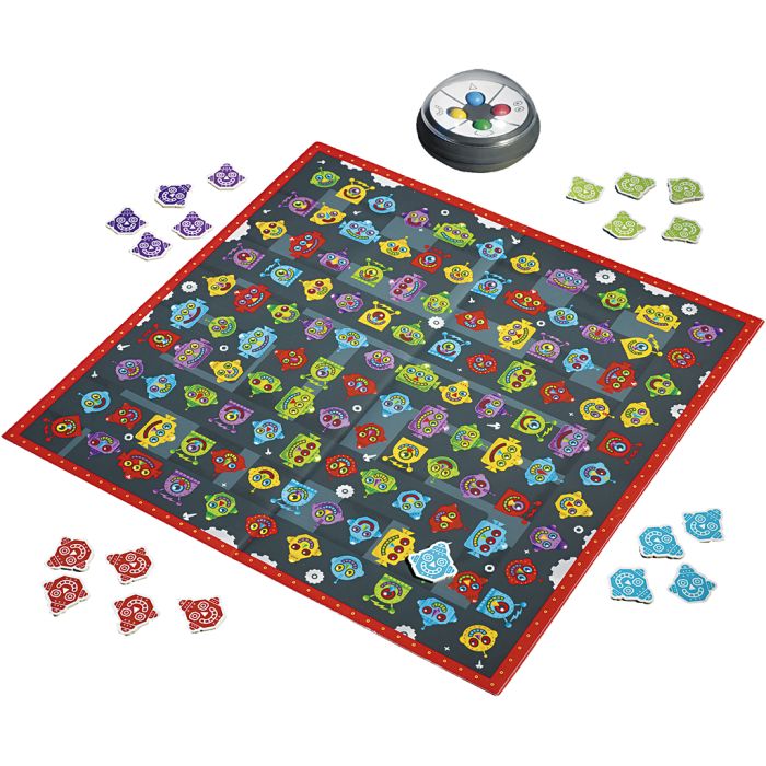 Robot face race, DE, EN, FR, ES, 1 pk., Engelsk tekst,Tysk tekst