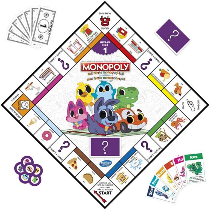 Mit Første Monopoly, DK, NO, 1 stk.