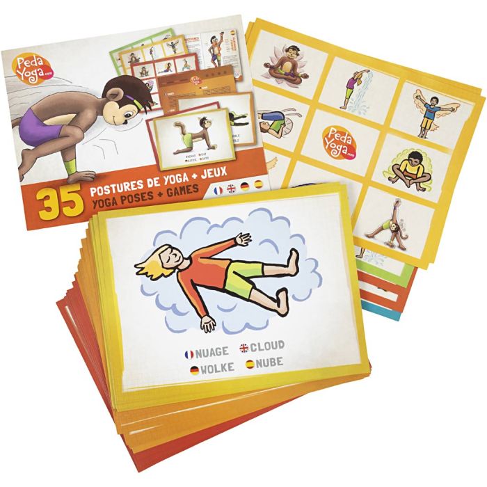 Yogakort, 32 stk./ 1 pk.