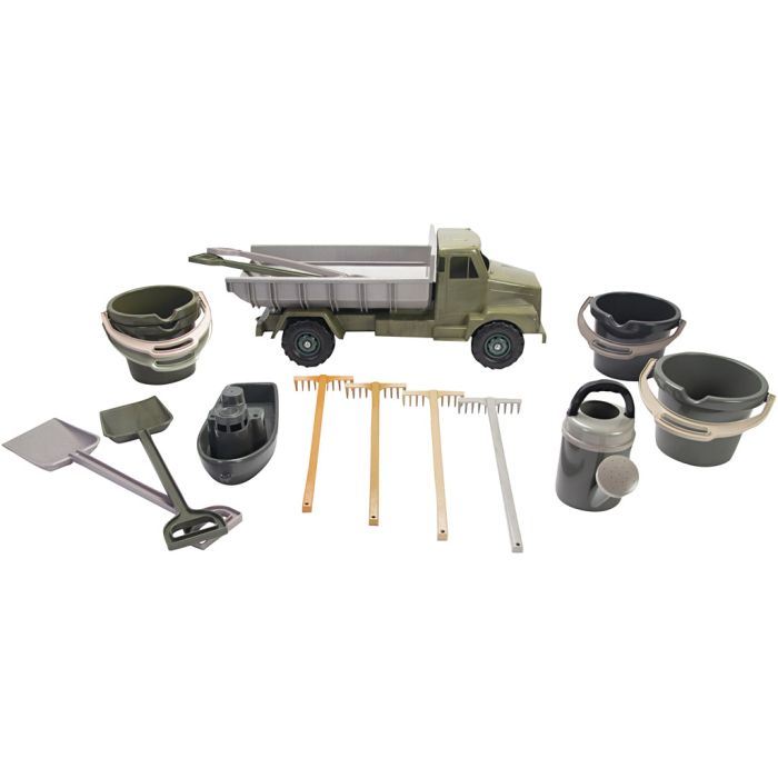 dantoy GREEN BEAN Sandsæt, 15 dele/ 1 sæt