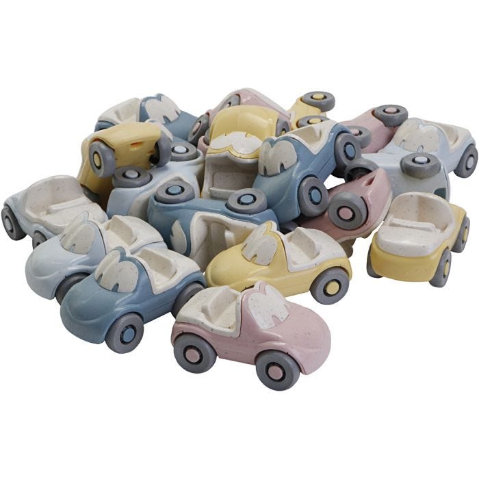 dantoy tiny BIO FunCars, 20 stk./ 1 sæt