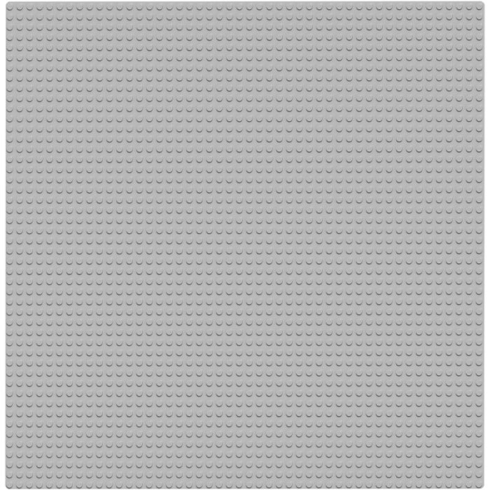 LEGO® Byggeplade, str. 38x38 cm, grå, 1 stk.