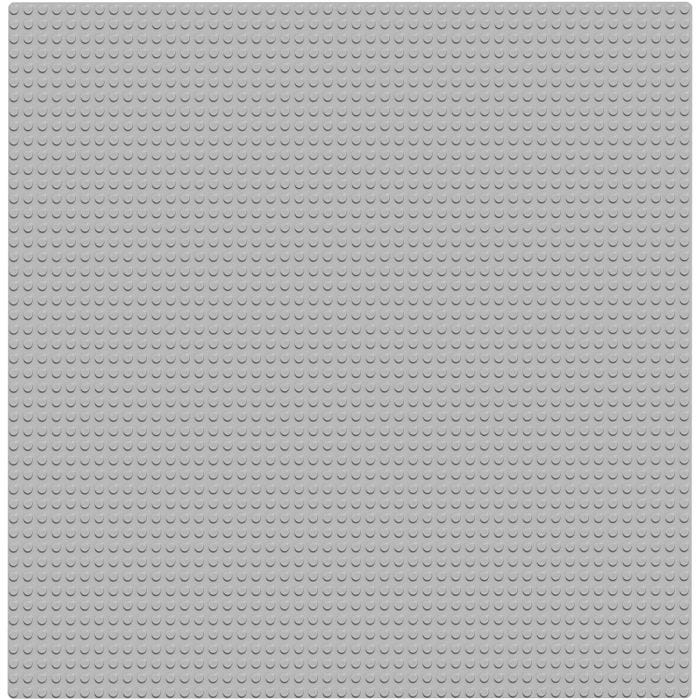 LEGO® Byggeplade, 38x38 cm, grå, 1 stk.
