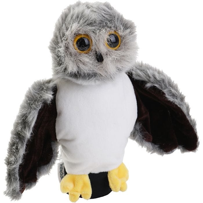beleduc Hånddukke, Ugle, 26 cm, 1 stk.