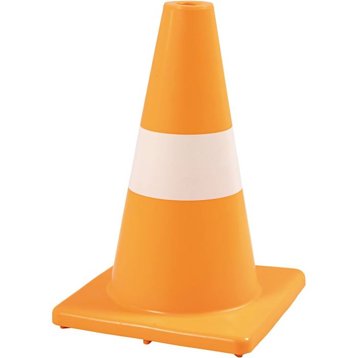 Trafikkegle, H: 30 cm, 1 stk.