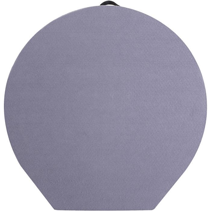 Flano-tavle, 73 cm, grå, 1 stk.