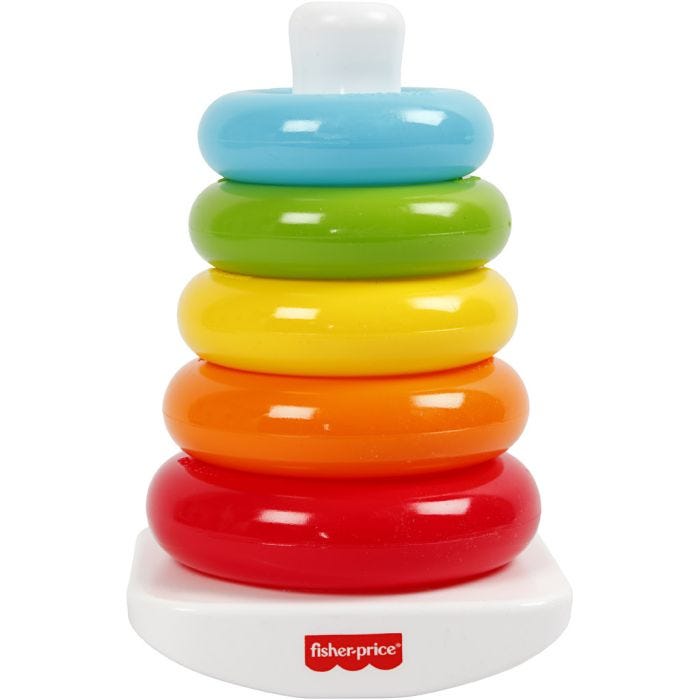 Fisher Price Eco Rock-a-Stack, Stabeltårn, H: 21,5 cm, B: 14 cm, 1 sæt