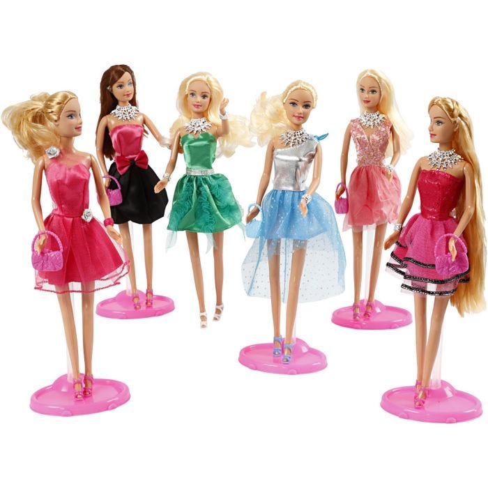 Lucy Dukke Fashion, str. 29 cm, 6 stk./ 1 pk.