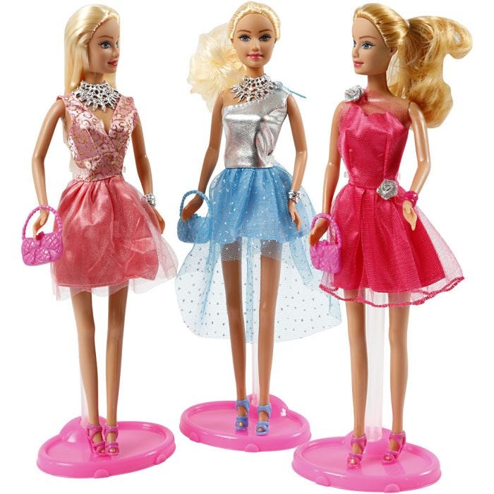 Lucy Dukke Fashion, str. 29 cm, 3 stk./ 1 pk.