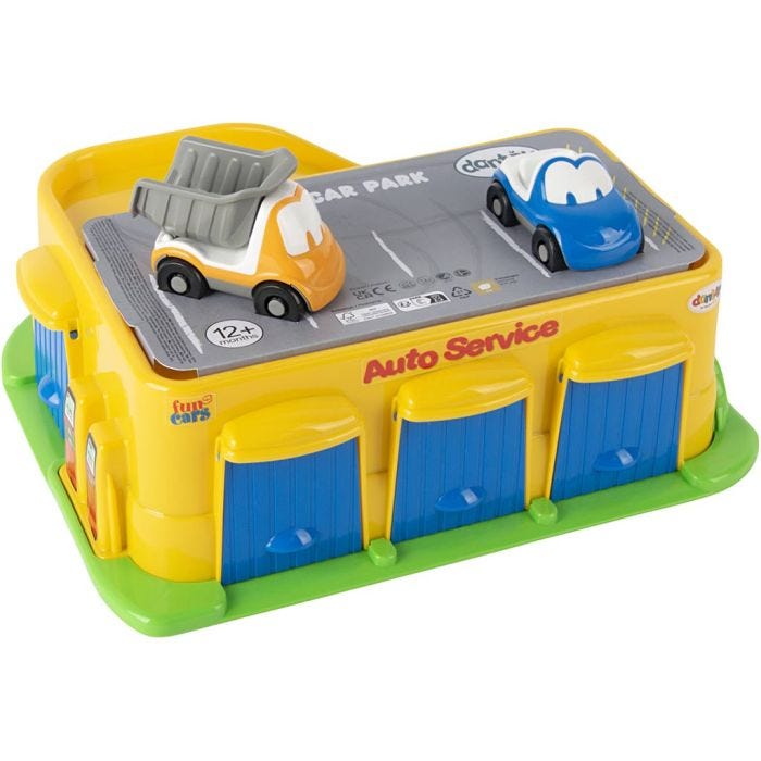 dantoy FunCars Autoservice, str. 35x28x17 cm, 1 stk./ 1 pk.