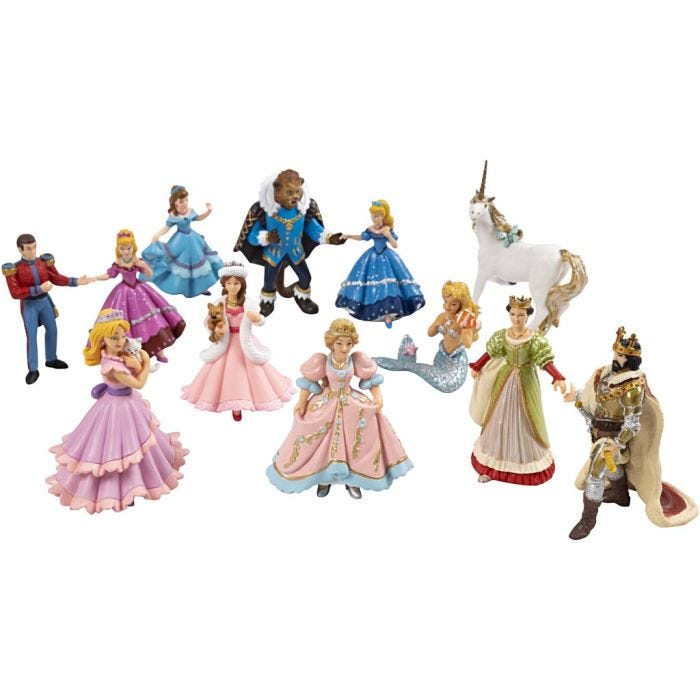 papo Eventyrfigurer, str. 6-9 cm, 12 stk./ 1 sæt