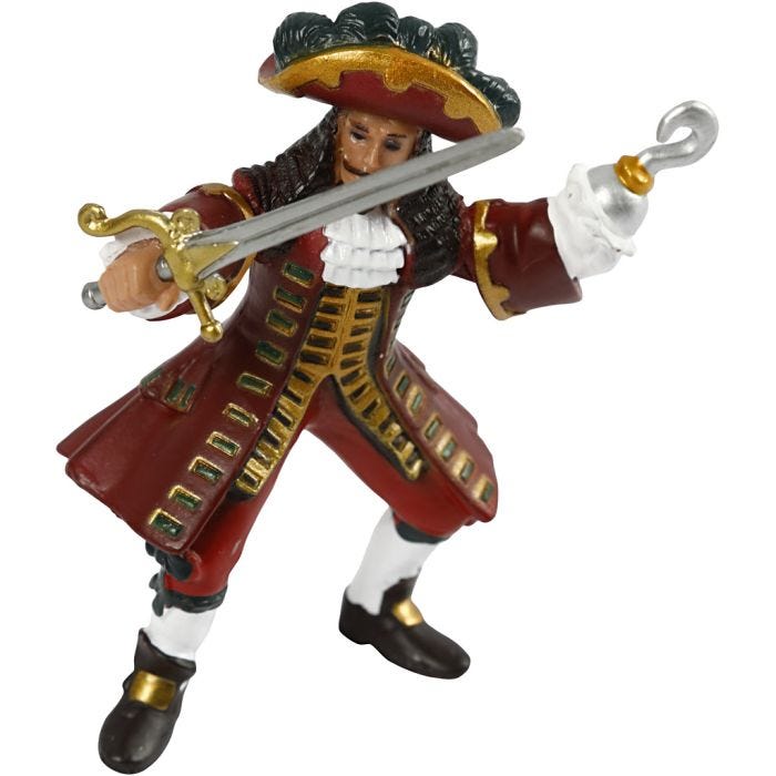 papo Pirat Kaptajn, 9 cm, 1 pk.