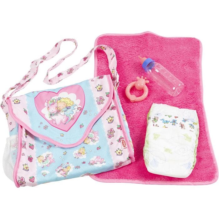 Pusletaske, L: 24 cm, B: 22 cm, 5 dele/ 1 sæt