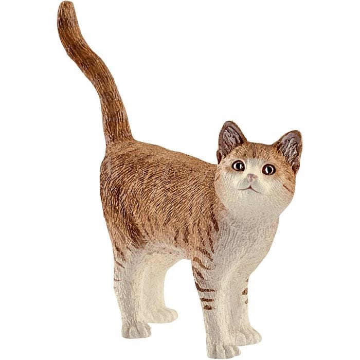 Schleich Bondegårdsdyr, Kat, 5,6x6,6x1,7 cm, 1 stk.