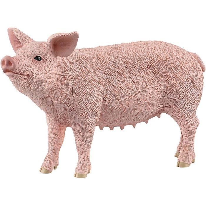 Schleich Bondegårdsdyr, So, 6x10,3x3,1 cm, 1 stk.