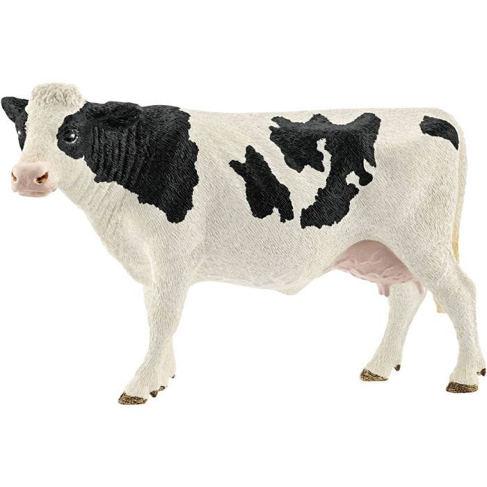 Schleich Bondegårdsdyr, Ko, 8,1x12,5x6,2 cm, 1 stk.