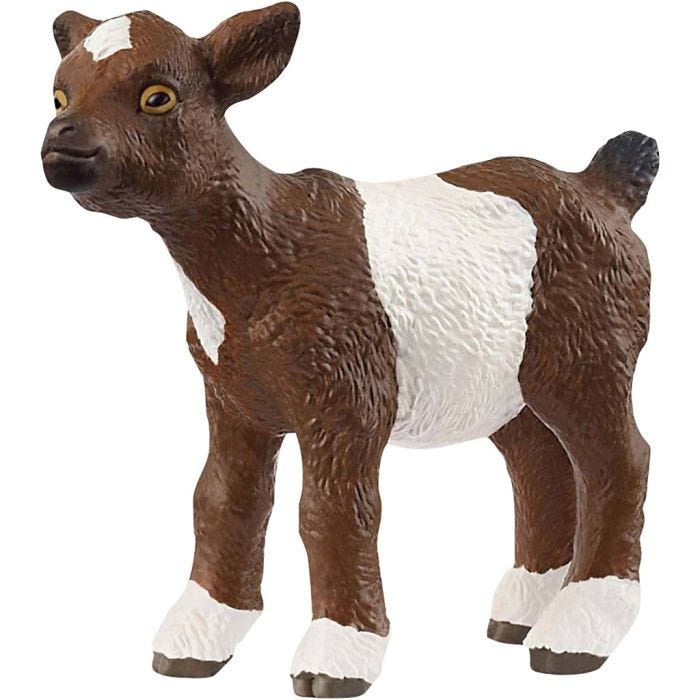 Schleich Bondegårdsdyr, Gedekid, 4,3x4,6x2,3 cm, 1 stk.