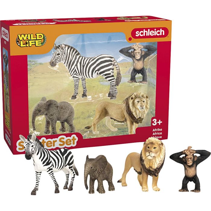 Schleich Vilde Dyr, Afrika startsæt, 4 stk./ 1 pk.