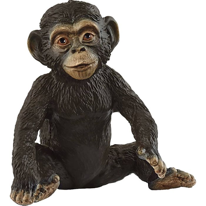 Schleich Vilde Dyr, Chimpanseunge, str. 4,5x3+5x4 cm, 1 stk.