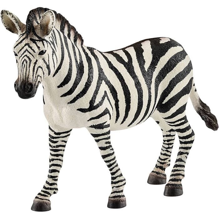 Schleich Vilde Dyr, Zebra, 8,5x12x3,2 cm, 1 stk.