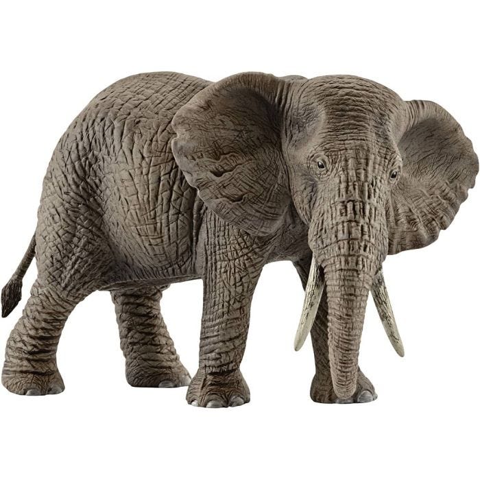 Schleich Vilde Dyr, Hunelefant, 9,1x14,6x7,5 cm, 1 stk.