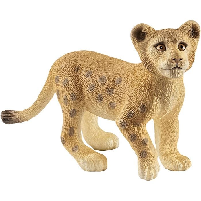 Schleich Vilde Dyr, Løveunge, 4,4x7,5x2,7 cm, 1 stk.