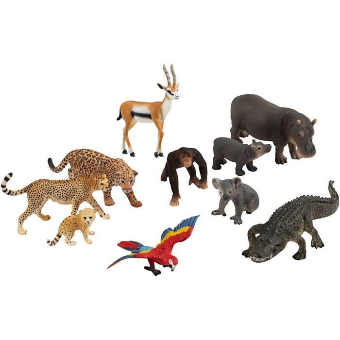 Schleich Vilde Dyr, 10 dele/ 1 sæt