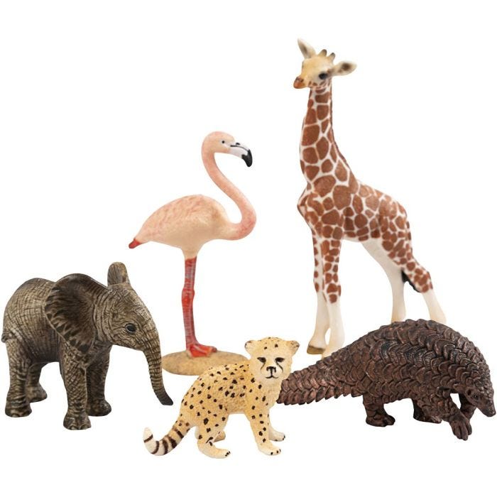 Schleich Vilde Dyr, Dyreunger, str. 30x13,5x4,5 cm, 1 stk.