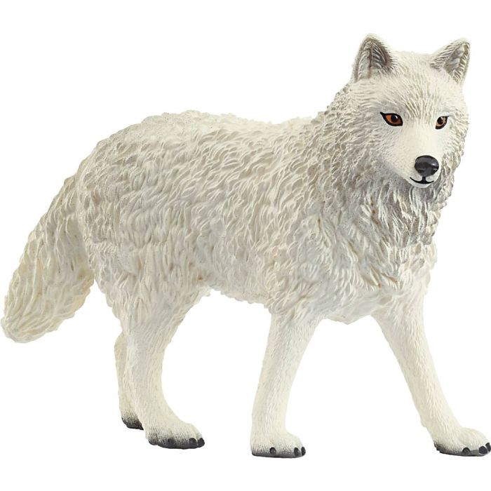 Schleich Nordiske Vilde Dyr, Arktisk ulv, str. 6.1x8.3x3.2 cm, 1 stk.