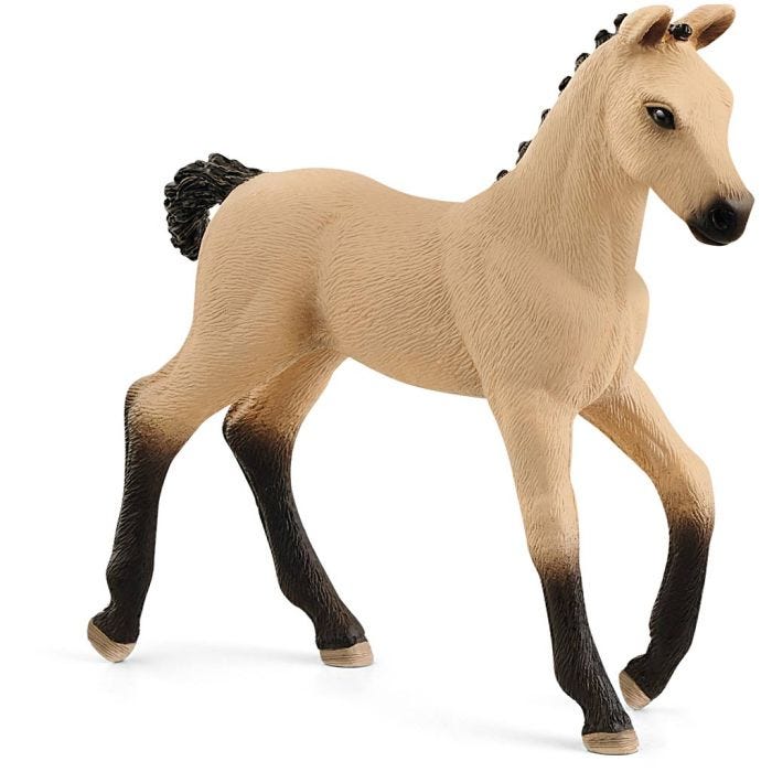 Schleich Heste, Rødgul hannoverian-vallak føl, str. 8x8,2x2,5 cm, 1 stk.