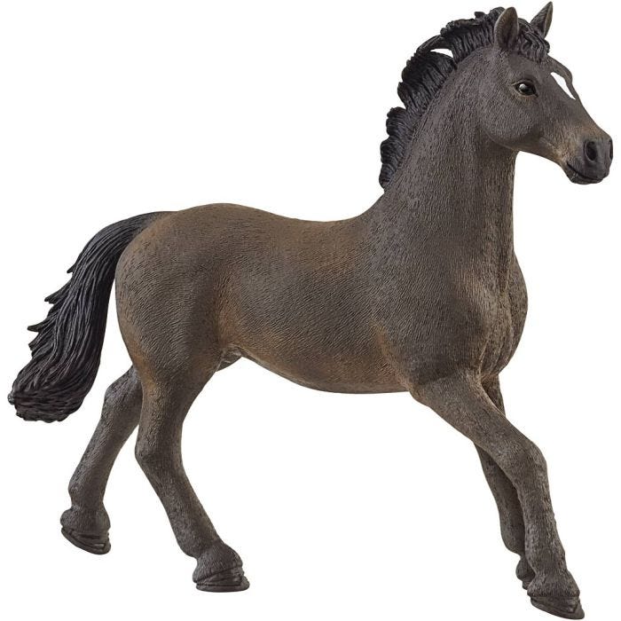 Schleich Heste, Oldenburger-hingst, str. 11,7x14,1x4 cm, 1 stk.