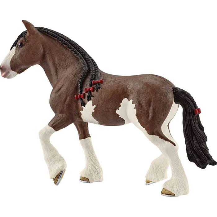 Schleich Heste, Clydesdale-hoppe, str. 12x16+1x4,7 cm, 1 stk.