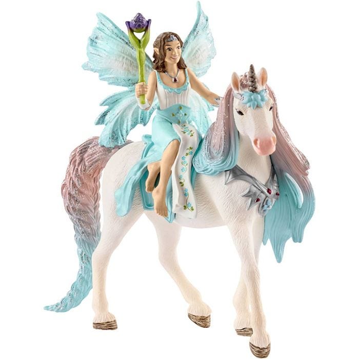 Schleich Alfer og Feer, Eyela på prinsesse enhjørning, str. 18x15x8,2 cm, 1 stk.
