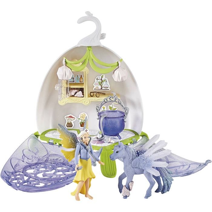 Schleich Alfer og Feer, Bayala drage med skat, 13 cm, 1 stk.