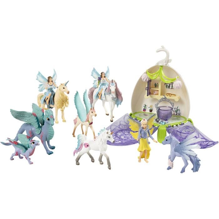Schleich Alfer og Feer, 10 dele/ 1 sæt