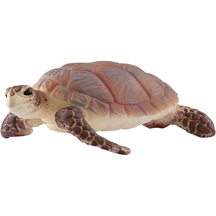 Schleich Havets Dyr, Havskildpadde, str. 5,7x5x3,2 cm, 1 stk./ 1 pk.