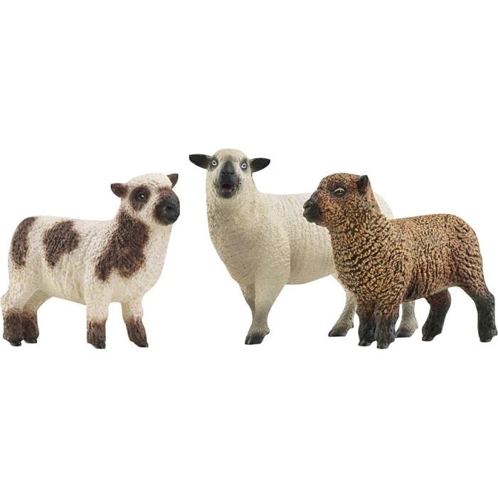 Schleich Bondegårdsdyr, Fåreflok, 3 stk./ 1 pk.