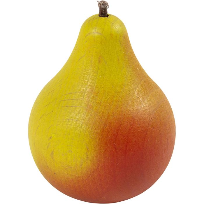 Madvarer i træ, Pære, str. 42x42x67 mm, 1 stk.
