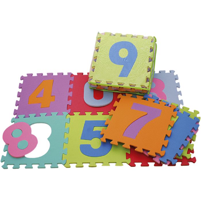 Regne Gulvpuslespil, 10 stk./ 1 pk.