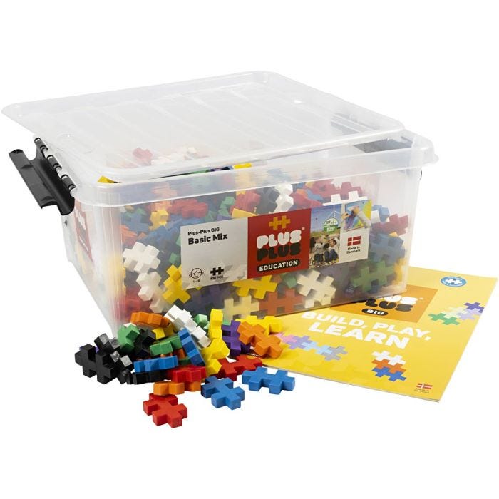 Plus-Plus Big, str. 5x3 cm, 400stk./ 1 pk.