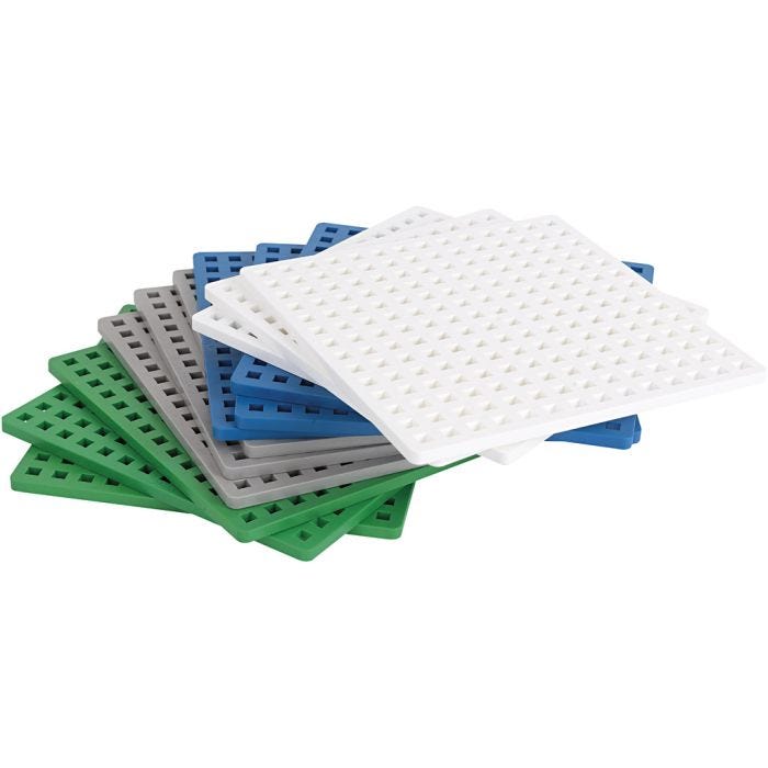 Plus-Plus Basic-plader, 4x3stk./ 1 sæt