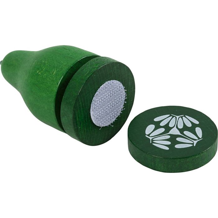 Madvarer i træ, Agurk i skiver, str. 40x89x40 mm, 1 stk.