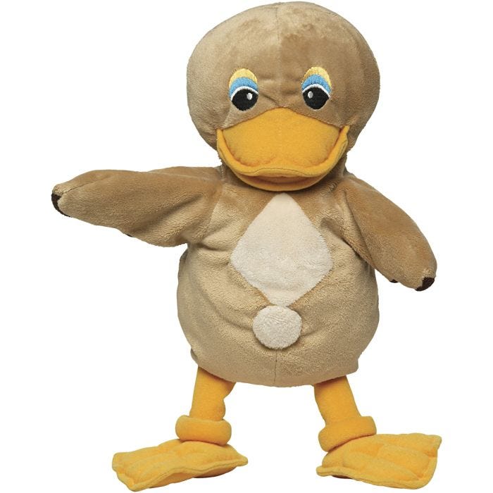 Ælling Hånddukke, 1 stk.